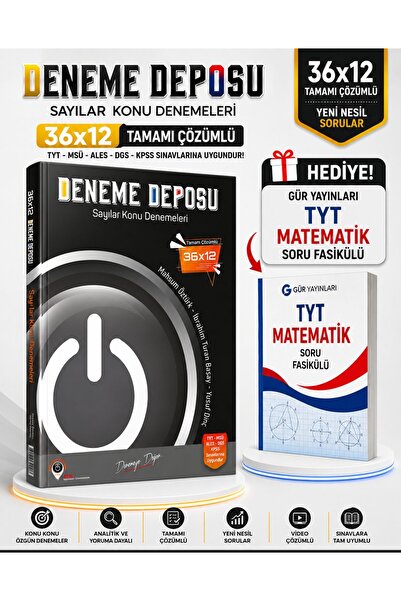Acil Yayınları Deneme Deposu TYT Sayılar Konu Denemeleri-GÜR YAYINLARI TYT MA...