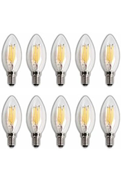 Yıldızan ohbe expres store LED Rustik Mum Buji Ampul – E14 Duy, 4W (35W Eşdeğ...