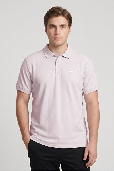 RBX Men Sportswear Fit Short Sleeve Outdoor Polo Shirt, Light Grey