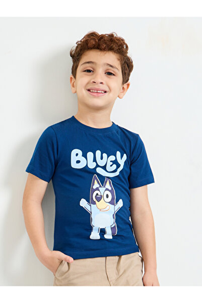 Styli Boys Bluey Print Cotton T-Shirt