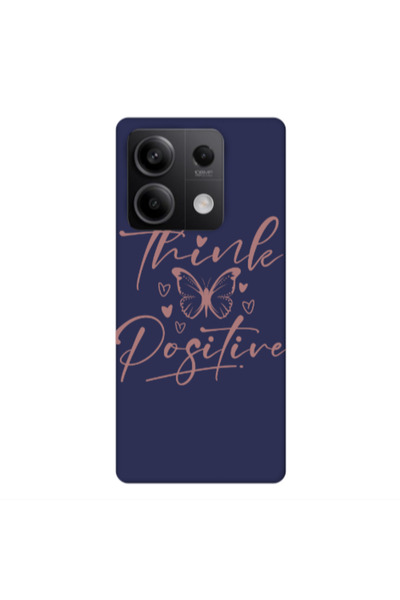 Other Xiaomi Redmi Note 13 5G Think Positive Dark blue Colored Silicone TPU Θήκη