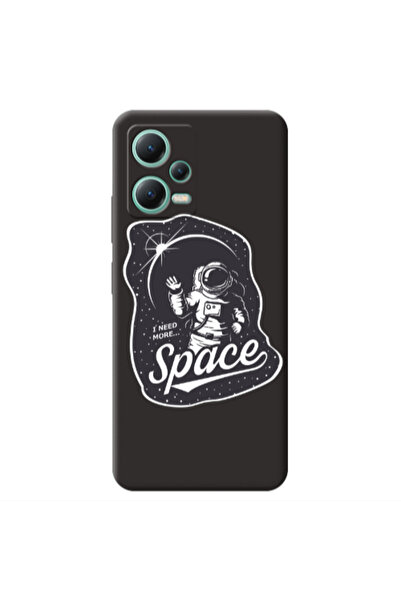 Other Xiaomi Redmi Note 12 Pro 5G I need more spacee Black Colored Silicone T...