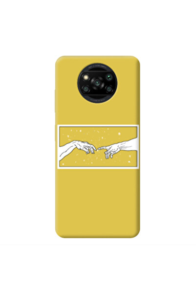 Other Xiaomi Poco X3 /X3 Pro Touch Yellow Colored Silicone TPU Θήκη