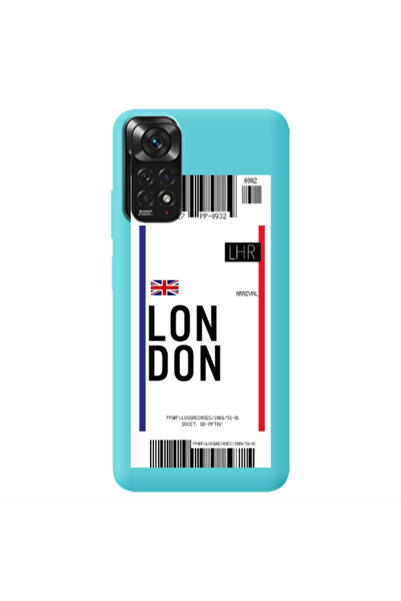 Other Xiaomi Redmi Note 11 4G London Arrival Turquoise Colored Silicone TPU Θήκη