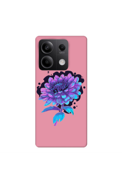 Other Xiaomi Redmi Note 13 5G Witch flower Pink Colored Silicone TPU Θήκη