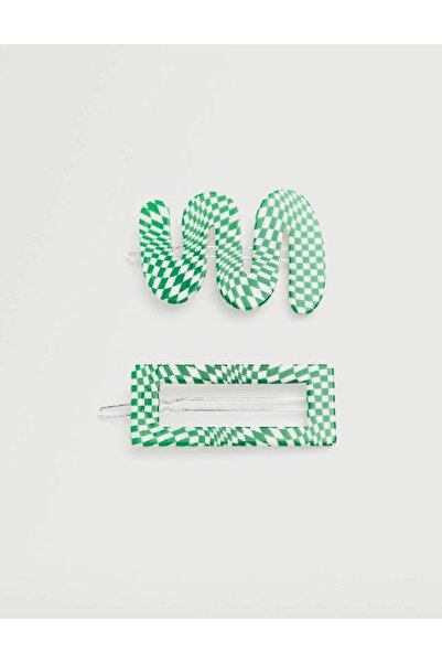 Evendi Set clame de par, Verde