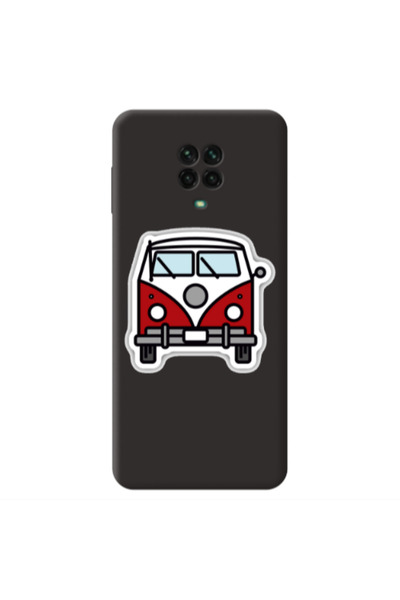 Other Xiaomi Redmi Note 9 Pro Minibus Black Colored Silicone TPU Θήκη