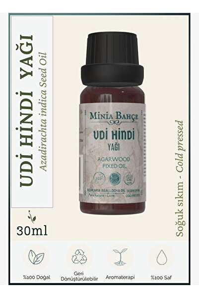 minia bahçe Udi Turkey Oil, 100% Pure and Natural. 30ml