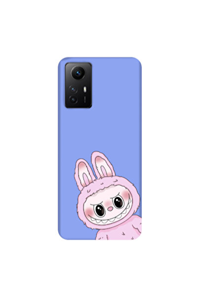 Other Xiaomi Redmi Note 12s Labubu 6 Light Purple Colored Silicone TPU Θήκη