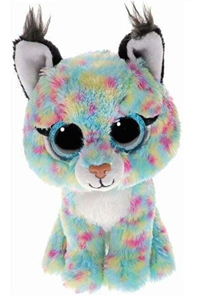 TY Beanie Boos Αφράτη Λούτρινη Γάτα Beanie Boobs Τιρκουάζ με Πολύχρωμες Βούλε...