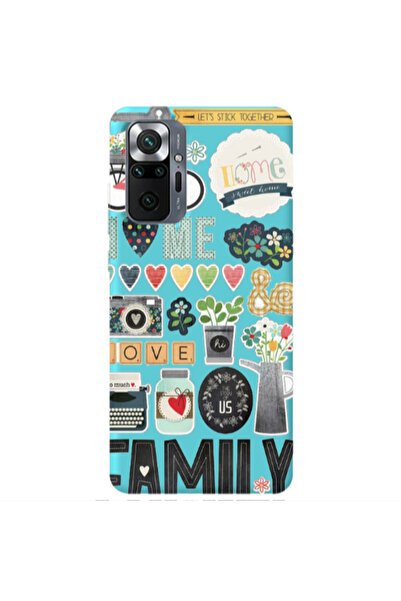 Other Xiaomi Redmi Note 10 Pro 4G Family love home Turquoise Colored Silicone...