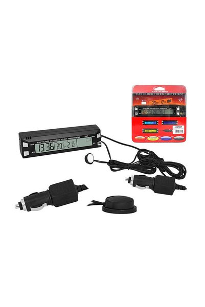 OEM Ψηφιακό Βολτόμετρο / Θερμόμετρο Αυτοκινήτου 12/24V E30 JG-011