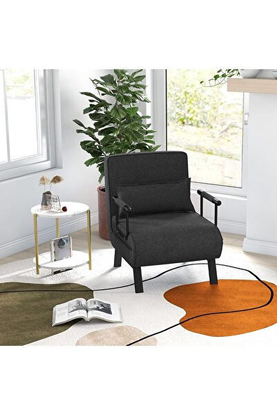 Fikpoo 4 in 1 Convertible Sofa Bed Sleeper Chair, Folding Sofa Arm Chair with...