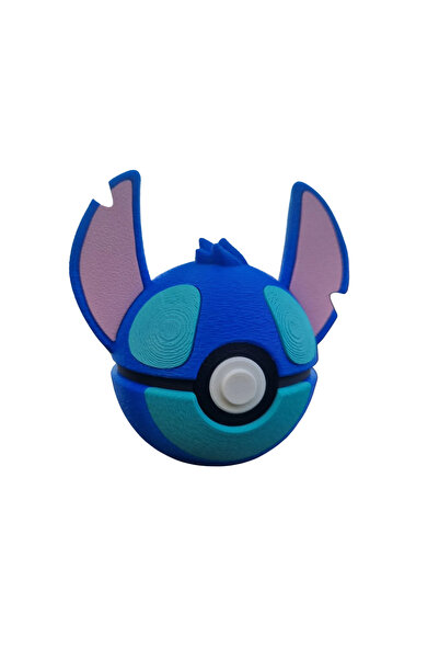 Eva Prints Figurina decorativa PokéBall Stitch, model 3D, inspiratie Pokémon ...