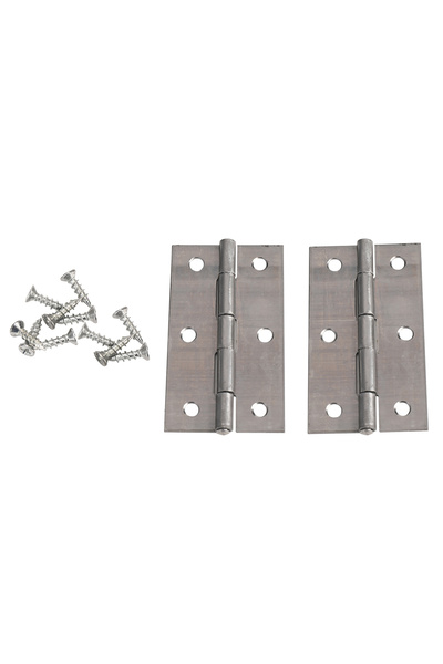 Lawazim 2-Piece 3inch Door Hinge Set with Screws for Doors, Cabinets and Furn...