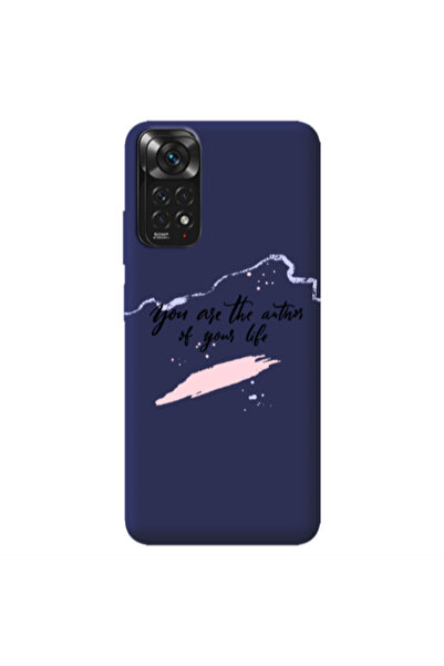 Other Xiaomi Redmi Note 11 4G You are the authors Dark blue Colored Silicone ...