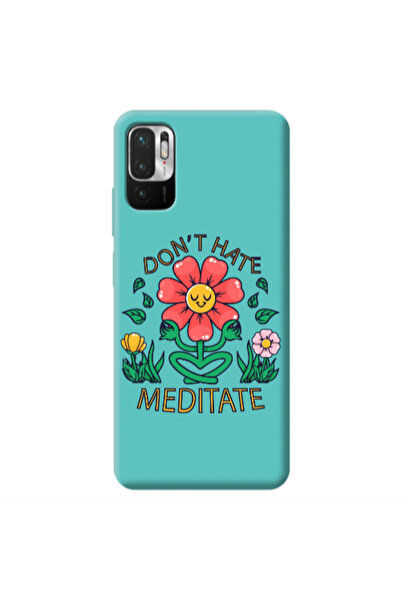 Other Xiaomi Redmi Note 10 Pro 5G Meditate Turquoise Colored Silicone TPU Θήκη