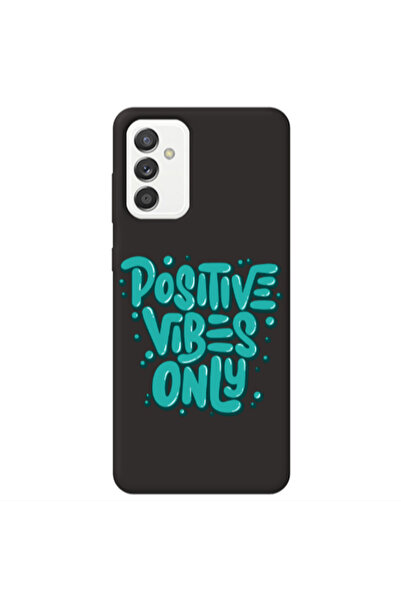 Other Samsung M13 Positive Vibes Only Black Colored Silicone TPU Θήκη