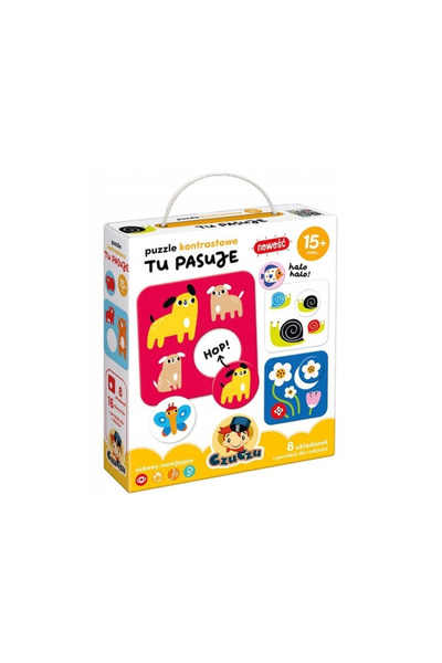 OEM Puzzle pentru copii, Czuczu, Pentru invatare, 15 luni +