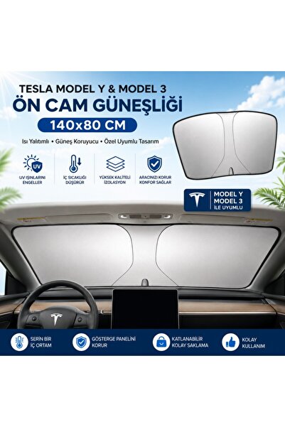 Baseus Polham 140x80 CM suncobran za vetrobransko staklo kompatibilan sa Tesl...