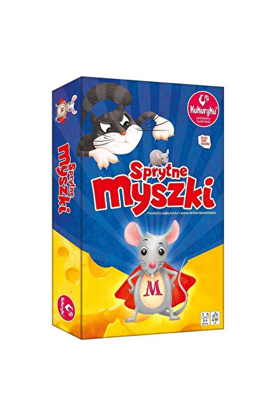 Kukuryku Joc logic Sprytne Myszki, pentru copii 6+, 2-4 jucatori, Multicolor,...