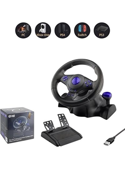 JOYCOR GT-V7 180 Derece Oyuncu Direksiyon Seti - PC, PS4, PS3, Xbox One, Xbox...