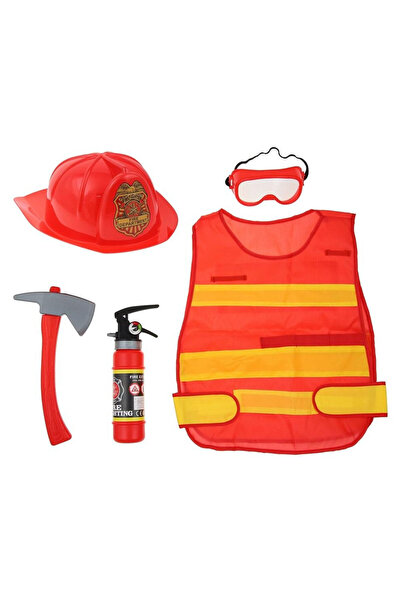 OEM Set de pompieri Godan 5 piese – vestă, cască, dispozitiv de prindere, top...