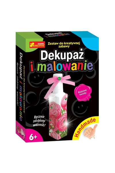 OEM Set de decoupage cu flori roz - Ranok-Creative pentru micuții artiști