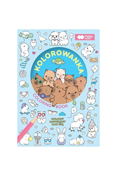OEM Carte de colorat Capybara Kapi Fun A5 16 pagini GDD Happy Color