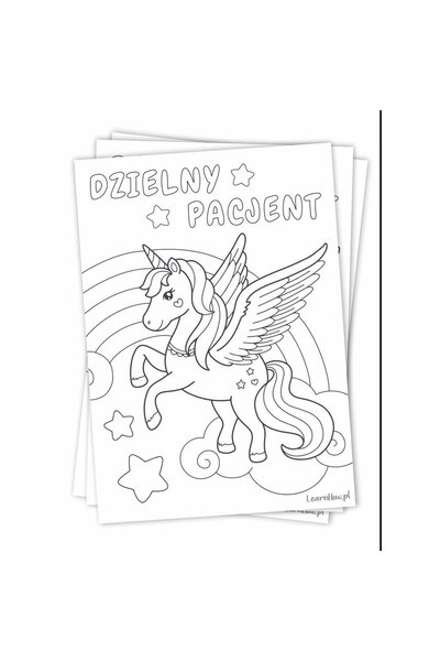 OEM Caiet de colorat pentru pacienți de zi A5 Unicorn 10 bucăți
