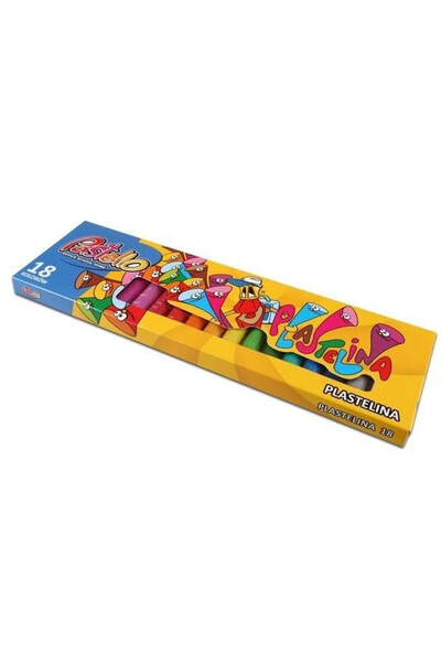 OEM Plastilină Alfa Pastello set 18 culori pentru modelare și lucrări artistice