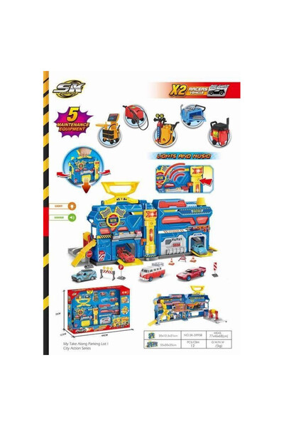 OEM Set de parcare Maksik SK-599SB pentru copii 3+ - creativitate în mișcare