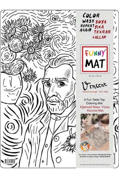 Funny Mat Plansa - Vincent, 30x40cm