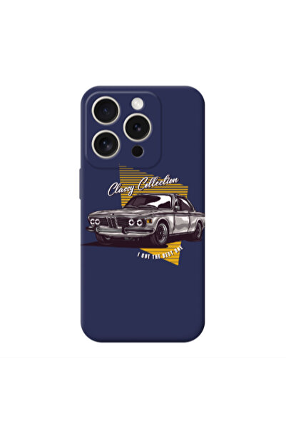 Other Apple iPhone 15 Pro Max Classy Collection Dark blue Colored Silicone TP...