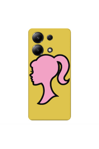 Other Xiaomi Redmi Note 13 4G Line girl Yellow Colored Silicone TPU Θήκη