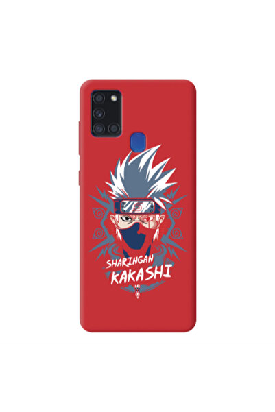 Other Samsung A21S Anime Mangoo Red Colored Silicone TPU Θήκη
