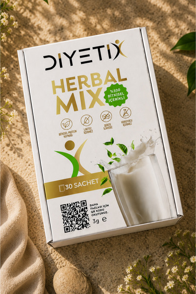 Diyetix Herbalmix Milk | Günlük Beslenmeyi Destekleyen Bitkisel İçecek Karışı...