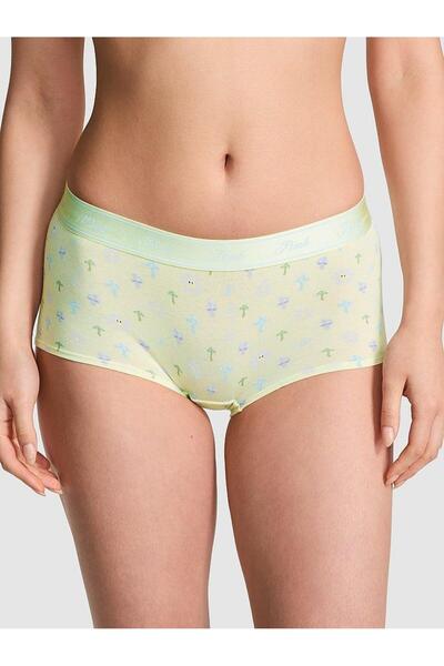PINK Logolu Pamuklu Boyshort Külot