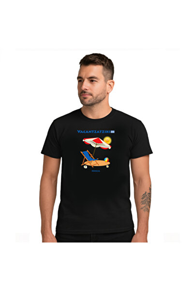 OEM Tricou barbat Vacantzatziki , 100%bumbac