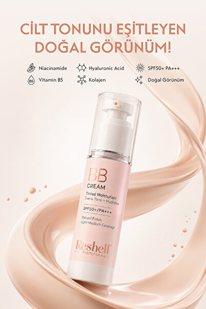 Reshell Professional BB Krem SPF50+ PA+++ 50 ml