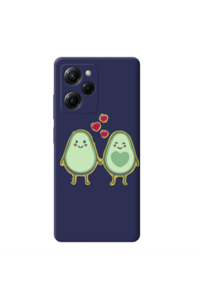 Other Xiaomi Poco X5 Pro Avocados Dark blue Colored Silicone TPU Θήκη