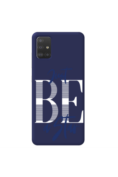 Other Samsung A71 Just Be a Star Dark blue Colored Silicone TPU Θήκη
