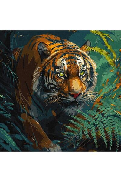 ideyka Set pentru pictura pe numere Stapanul junglei, panza preimprimata, 40x...