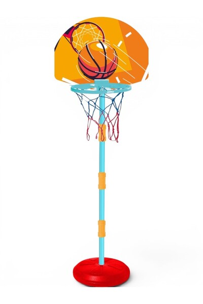 JRK Çocuk Ayaklı Basketbol Potası 3 Farklı Yükseklik Ayarı Tek Bir Kutuda - A...
