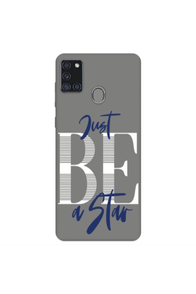 Other Samsung A21S Just Be a Star Grey Colored Silicone TPU Θήκη