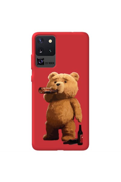 Other Samsung S20 Ultra Beer Time Red Colored Silicone TPU Θήκη