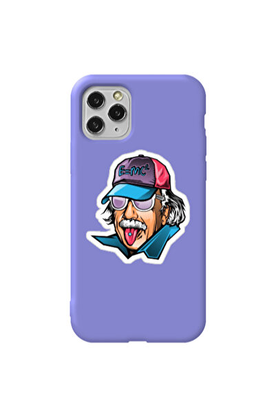 Other Apple iPhone 11 Pro Einstein Purple Colored Silicone TPU Θήκη