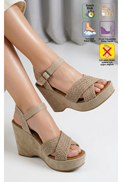 Registan Shoes YAZLIK ORTOPEDİK ANATOMİK YUMUŞAK RAHAT TABAN KADIN TERLİK SAN...