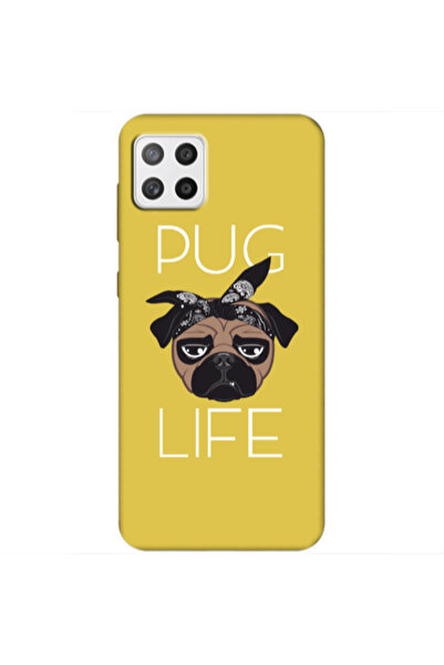 Other Samsung A22 5G Pug Life Yellow Colored Silicone TPU Θήκη