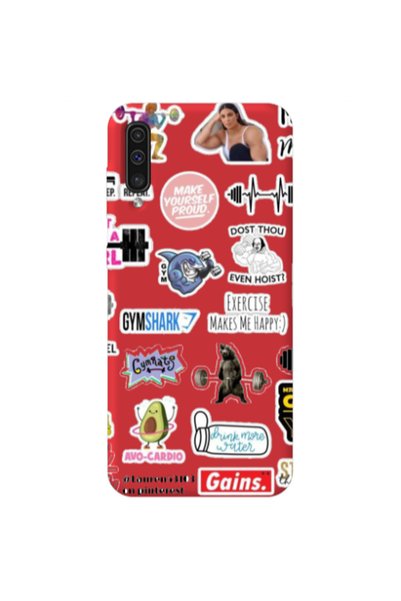 Other Samsung A70 Mixed up 2 Red Colored Silicone TPU Θήκη